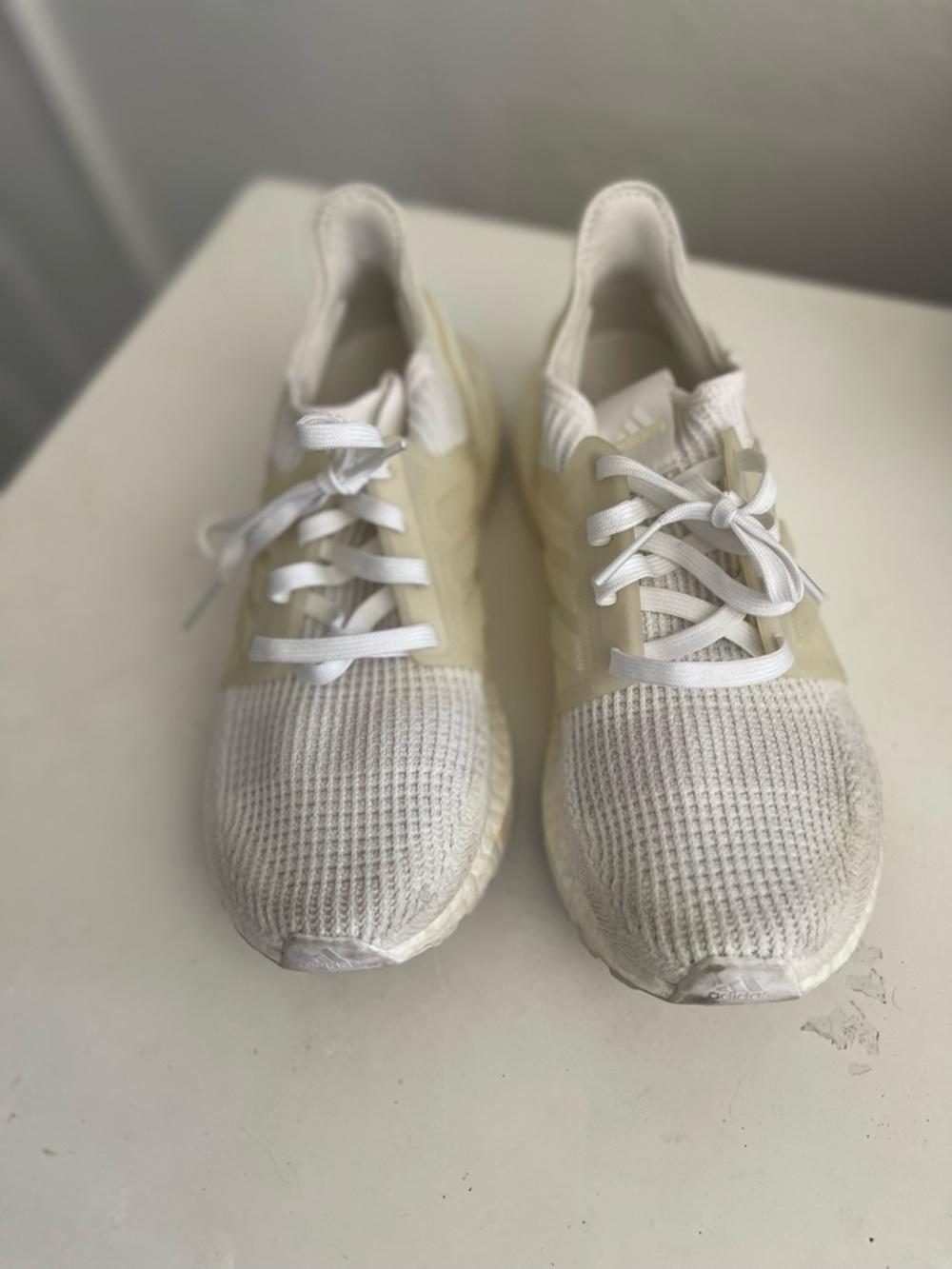 Adidas Ultra Boost Triple White Women’s Sneakers - Picture 2 of 8